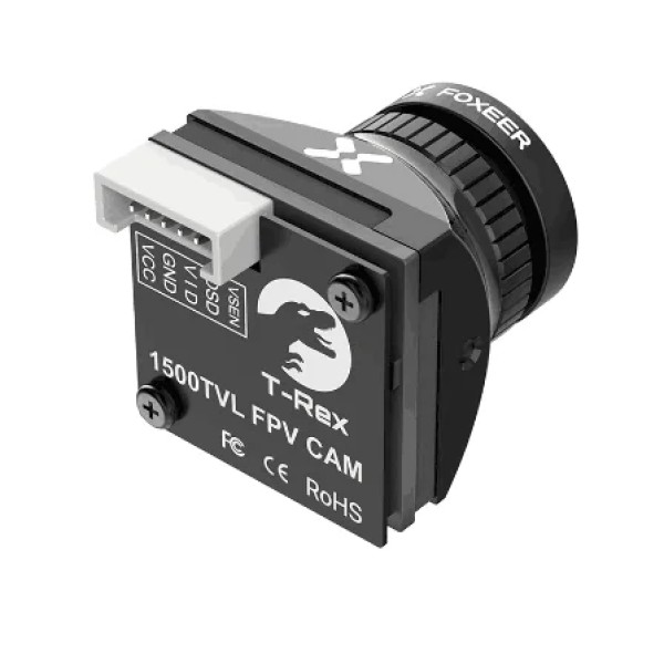 Wholesale Foxeer T-Rex 1500TVL Super 4:3/16:9 PAL/NTSC Switchable Low Latency Camera 19*19mm for Racing Drones